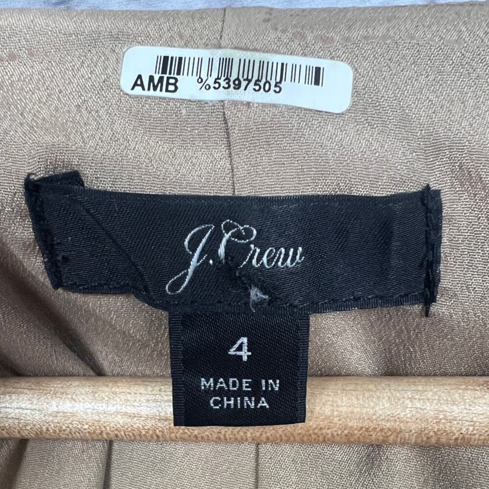 J.Crew Womens S Dark Academia Office Siren Preppy Button Front A-Line Midi Dress - Picture 8 of 13